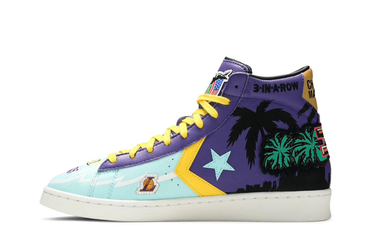Chinatown Market x Converse Pro Leather High 'Lakers Championship Jacket'