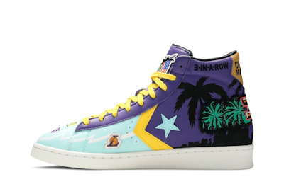 Chinatown Market x Converse Pro Leather High 'Lakers Championship Jacket'