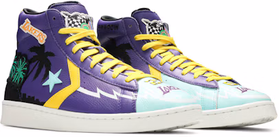Cheap Chinatown Market x Converse Pro Leather High 'Chaqueta de Campeonato Lakers' 171240C