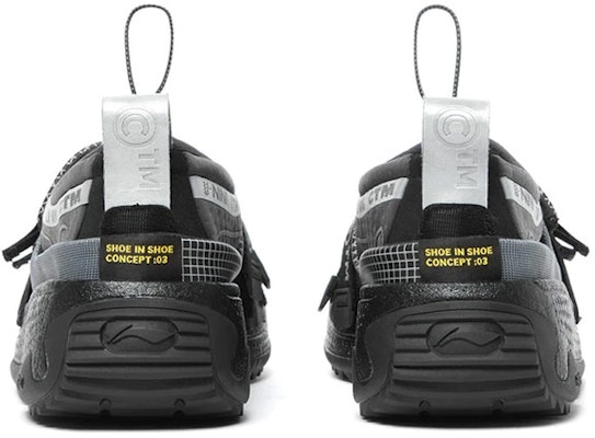 Li-Ning Chinatown Market x Pangu Triple-Wear Outdoor Sandal 'Bricks Black' AGLR155-2 Sizing Li-Ning Chinatown Market x Pangu Triple-Wear Outdoor Sandal 'Bricks Black' AGLR155-2