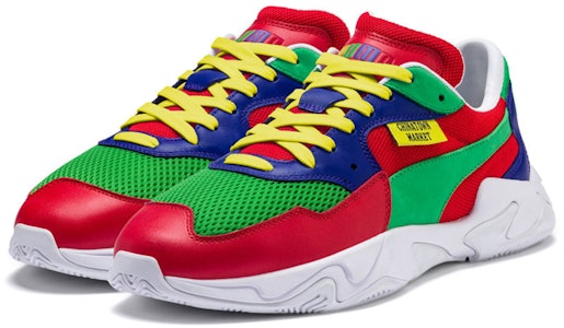 Chinatown Market x Puma Storm 'Risk Red Fern Green' dalam Merah & Hijau. 370135-01 Lookbook Chinatown Market x Puma Storm 'Risk Red Fern Green' dalam Merah & Hijau. 370135-01