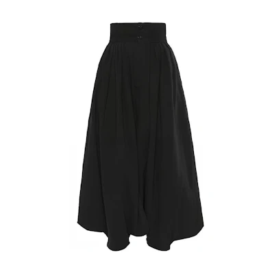 Chloe Chloé High-Waisted Cotton Skort Black 17EPA1117E049NR4D2