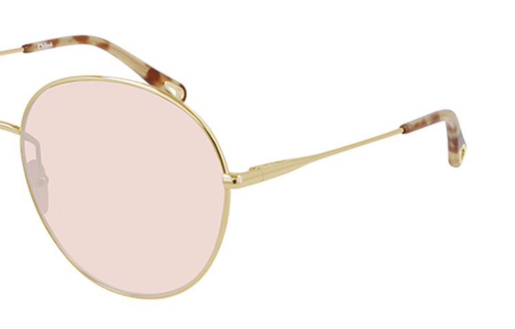 Details for 끌로에 컷아웃 메탈 프레임 불규칙 선글라스 유니섹스 커플 디자인. CH0027S