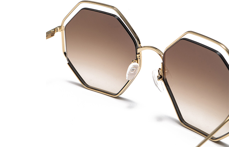 Purchase Gafas de Sol Metálicas Irregulares Chloe Unisex Estilo Pareja. CH0046S