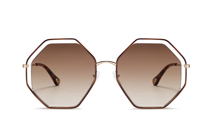 Sizing Gafas de Sol Metálicas Irregulares Chloe Unisex Estilo Pareja. CH0046S