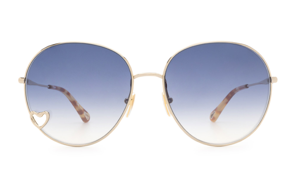Chloe Gradient Sunglasses Unisex Blue CH0027S002