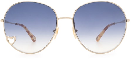 Chloe Gradient Sunglasses Unisex Blue CH0027S002 Chloe Gradient Sunglasses Unisex Blue CH0027S002