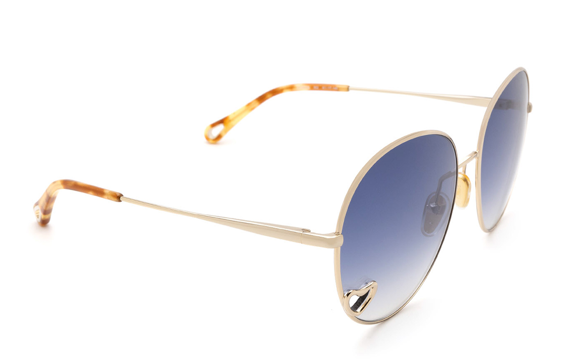 Lookbook Chloe 漸層藍色太陽眼鏡 男女適用 CH0027S002