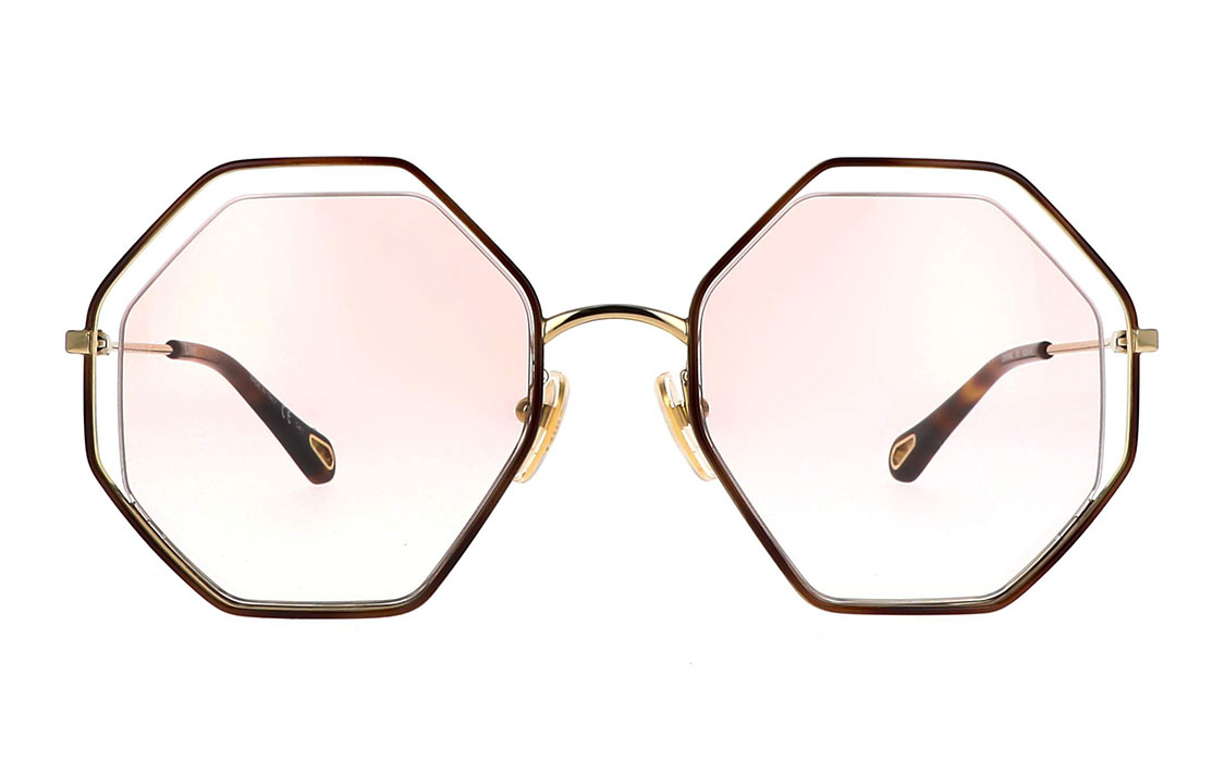 Shop Chloe 粉紅色太陽眼鏡 CH0046S-005