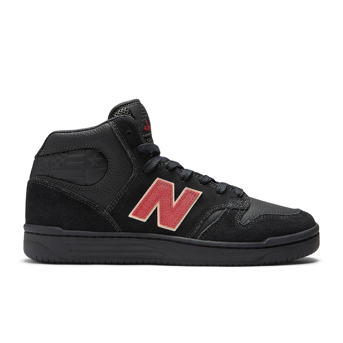 Chocolate Skateboards x New Balance Numeric 480 High 'Black Red'