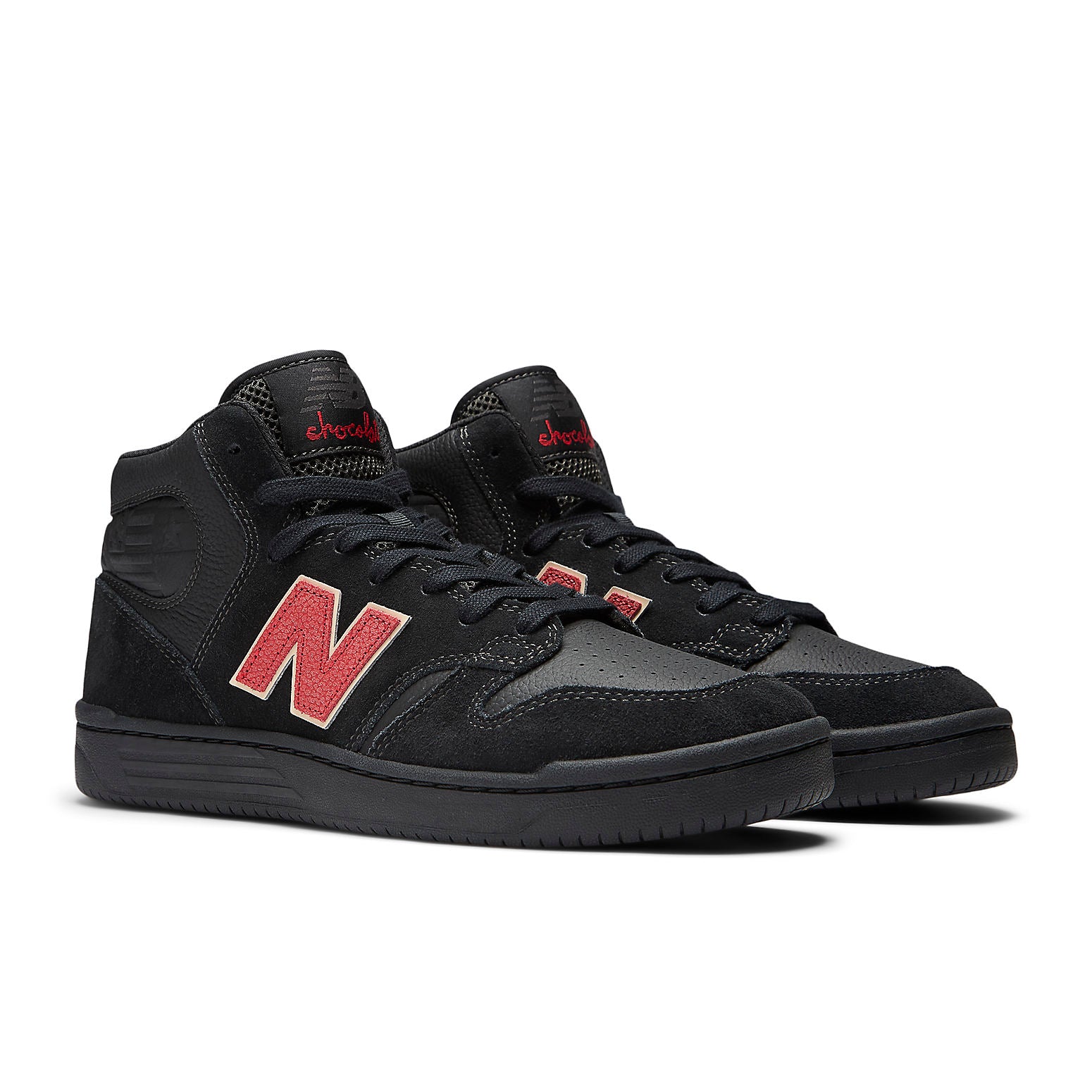 Shop Chocolate 滑板 x New Balance Numeric 480 高筒 '黑紅' NM480HCH NM480HCH