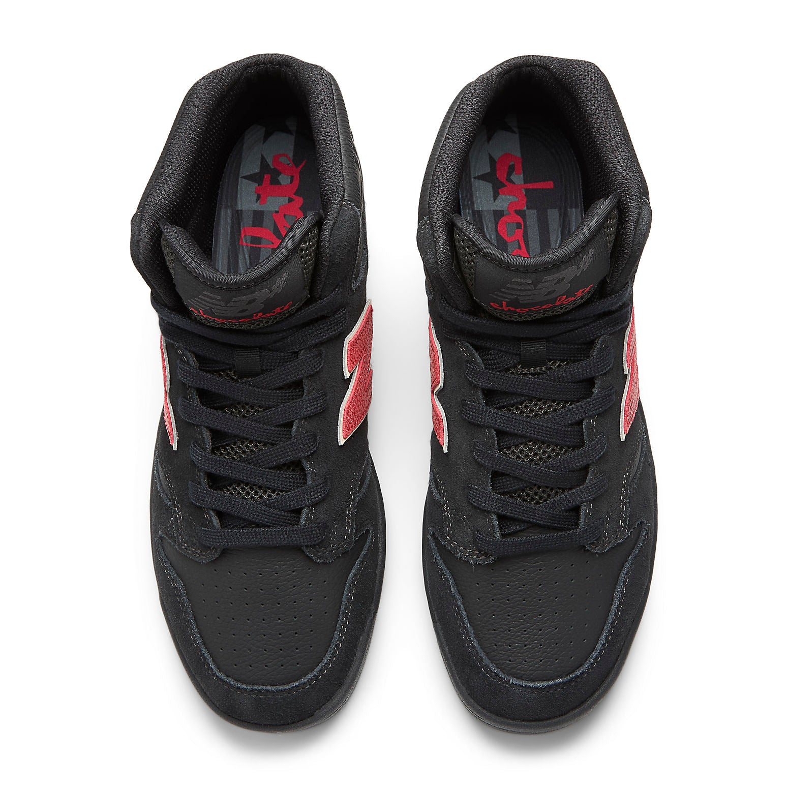 Purchase Chocolate 滑板 x New Balance Numeric 480 高筒 '黑紅' NM480HCH NM480HCH