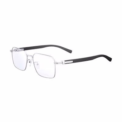 CHOPARD Square Titanium Buffalo Horn Optical Glasses - Year of Dragon Design. VCHL38J0579