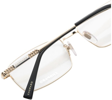 쇼파드 스퀘어 티타늄 안경 프레임 다이아몬드 패턴 디자인. VCHL11J0300 Shop 쇼파드 스퀘어 티타늄 안경 프레임 다이아몬드 패턴 디자인. VCHL11J0300