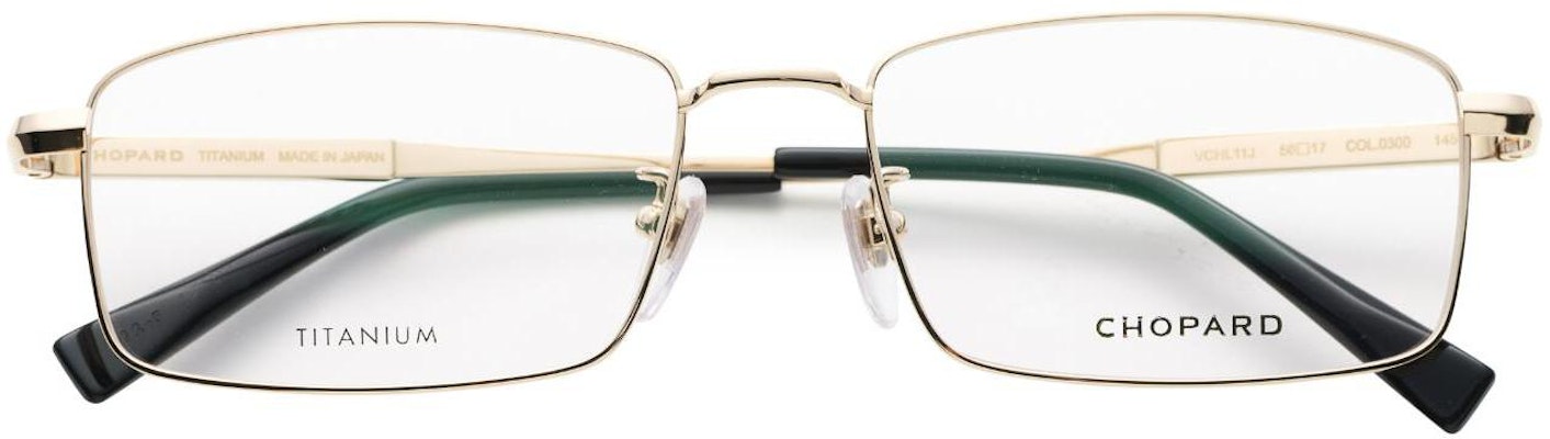 쇼파드 스퀘어 티타늄 안경 프레임 다이아몬드 패턴 디자인. VCHL11J0300 Details for 쇼파드 스퀘어 티타늄 안경 프레임 다이아몬드 패턴 디자인. VCHL11J0300