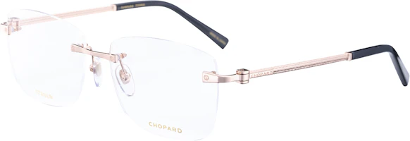 Details for Chopard Titanium Rimless Square Optical Glasses with Textured Design. VCHL47J08FC
