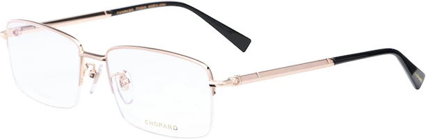 Order Chopard Alpine Eagle Rose Compass Gold Half-frame Titanium Optical Glasses Men. VCHL10J0300