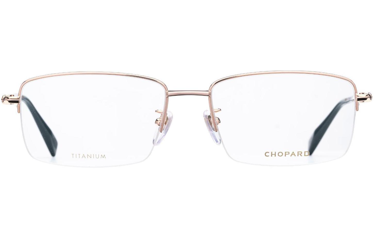 Lookbook Chopard Alpine Eagle Cermin Mata Lelaki Kemasan Emas & Titanium. VCHL10J0300