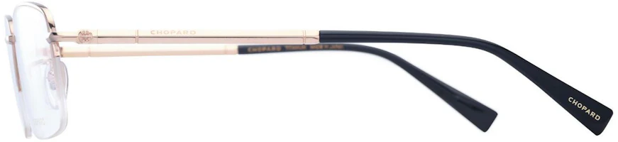 Shop Chopard Alpine Eagle Rose Compass Gold Half-frame Titanium Optical Glasses Men. VCHL10J0300