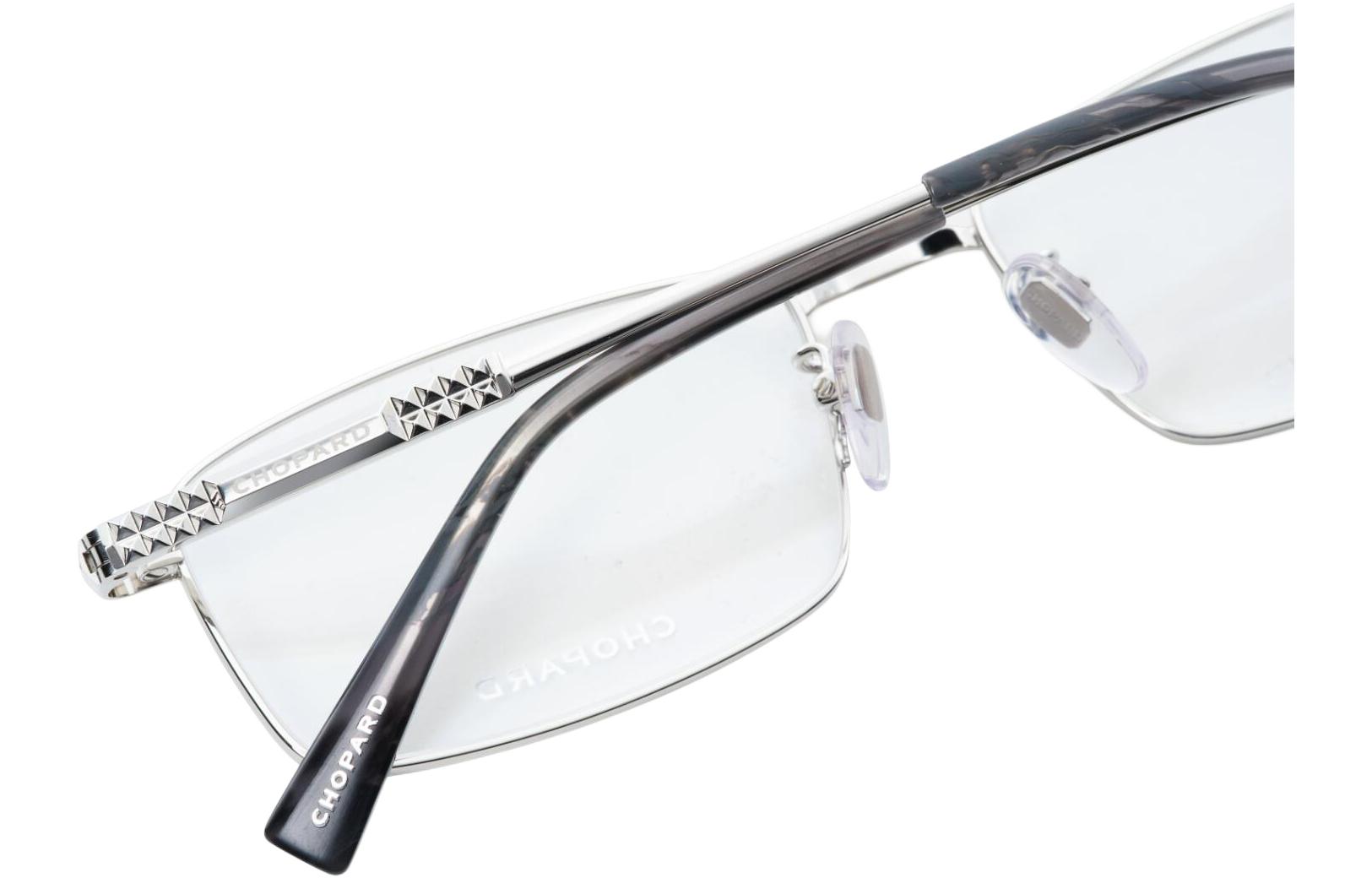 Shop ショパールクラシック プラチナ PT950 メンズ超軽量シルバー眼鏡 VCHL11D0550