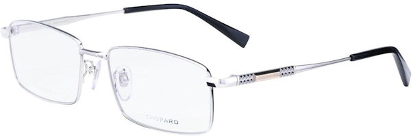 Chopard Classic Titanium Diamond Laser Pattern Silver Full-Frame Eyeglasses VCHL11J0579 Chopard Classic Titanium Diamond Laser Pattern Silver Full-Frame Eyeglasses VCHL11J0579