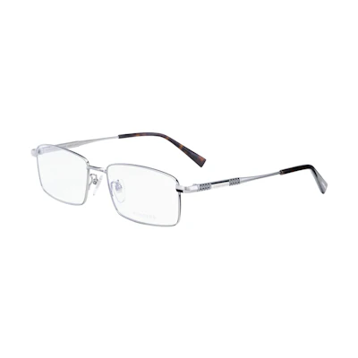 Chopard Classic Titanium Square Optical Glasses Gun Color for Men. VCHL11J0568