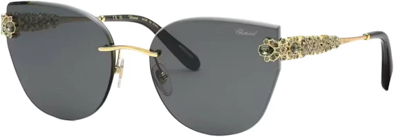 Order CHOPARD Gold Cat-Eye Metal Design Sunglasses Unisex Couple Style. SCHL05S300X