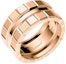Buy Cincin Chopard Ice Cube 18K Rose Gold Unisex Pasangan dalam Emas Ros. 827004-5010