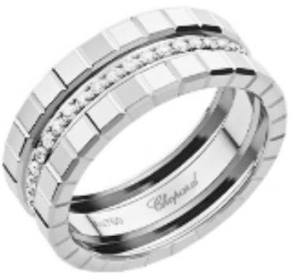 Anillo Chopard Ice Cube 18K Oro Blanco Unisex Estilo Pareja Plata 827005-1040 Order Anillo Chopard Ice Cube 18K Oro Blanco Unisex Estilo Pareja Plata 827005-1040