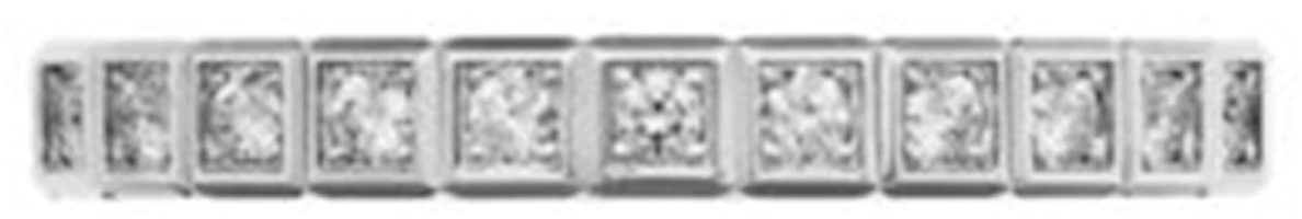 Lookbook CHOPARD Ice Cube Pure 18K Gold Diamond Ring Unisex Couple White Gold. 827702-1255