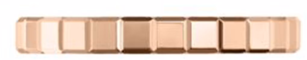 Lookbook Chopard Ice Cube Pure 18K Rose Gold Ring Unisex Couple Design. 827702-5196