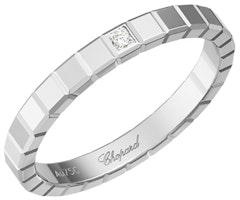 Chopard Ice Cube Pure 18K White Gold Diamond Ring Unisex Couple Style. 827702-12 Chopard Ice Cube Pure 18K White Gold Diamond Ring Unisex Couple Style. 827702-12