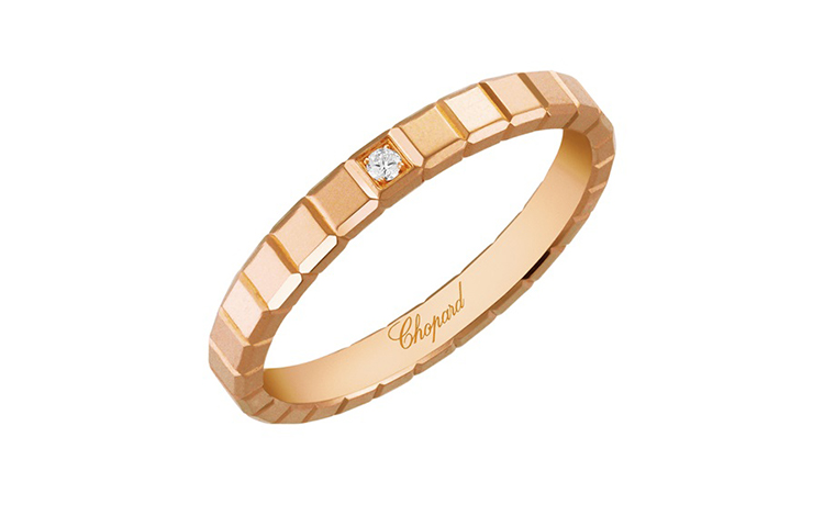 Order ショパール アイステューブ ピュア ダイヤモンドリング ユニセックス ペア ローズゴールド 827702-5220