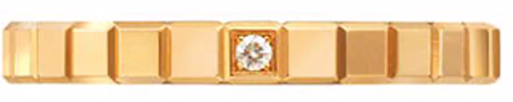 Lookbook Chopard ICE CUBE PURE Diamond Ring Unisex Couple Rose Gold 827702-5220