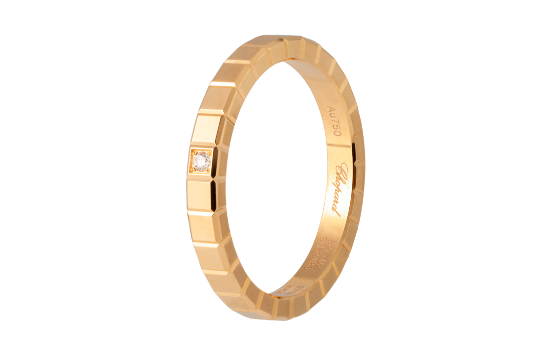 Purchase ショパール アイステューブ ピュア ダイヤモンドリング ユニセックス ペア ローズゴールド 827702-5220