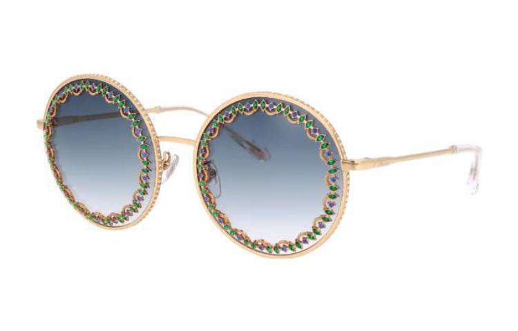 Order ショパール ラウンドメタル サングラス ユニセックス ゴールド SCHF11S0300