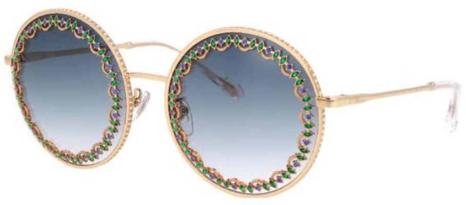 Gafas de Sol Redondas de Metal CHOPARD Oro Unisex. SCHF11S0300 Order Gafas de Sol Redondas de Metal CHOPARD Oro Unisex. SCHF11S0300