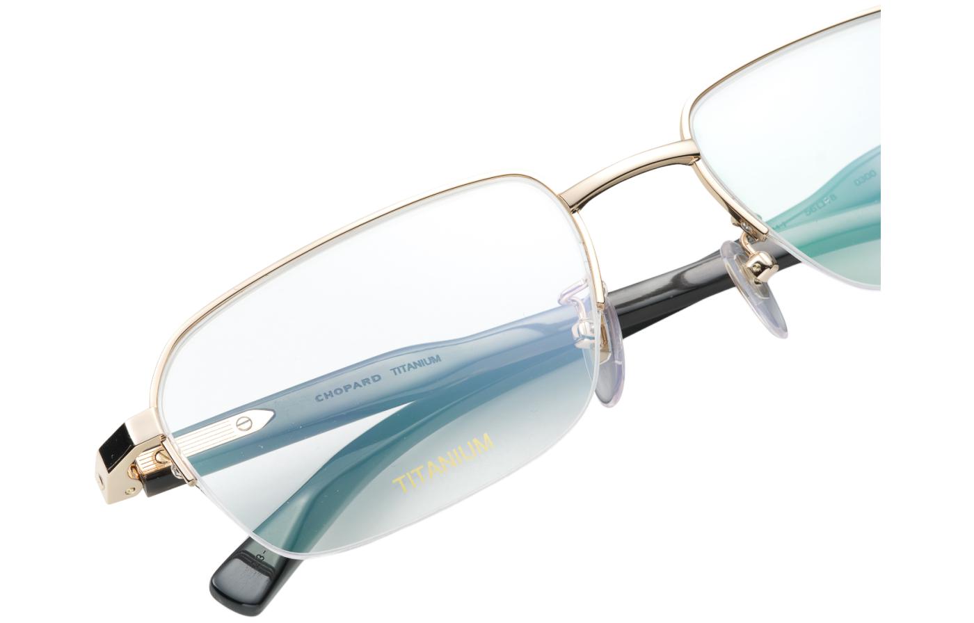 Purchase Kacamata Optik Pria Chopard Snow Mountain Wing Titanium Horn Rectangular. VCHL41J0300