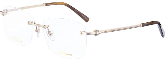Order Kacamata Optik Pria Chopard Titanium Gold Rimless Desain Mewah. VCHL47D0100