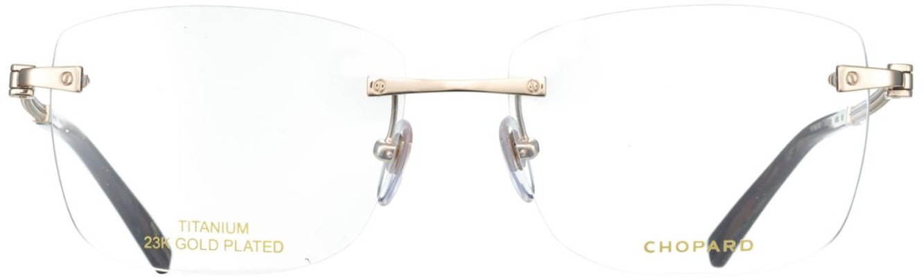 ショパール チタン ゴールド スクエア リムレス メンズ メガネ - 高級デザイン VCHL47D0100 Shop ショパール チタン ゴールド スクエア リムレス メンズ メガネ - 高級デザイン VCHL47D0100