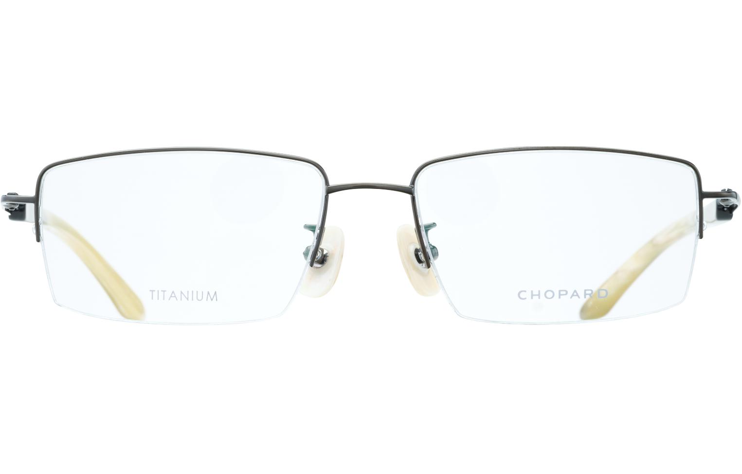 Lookbook ショパール チタン ホーン ハーフフレーム 男性用眼鏡 - エレガントビジネススタイル VCHG97J0568