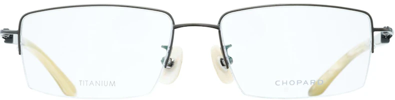 Lookbook CHOPARD Titanium Horn Half-Frame Optical Glasses for Men - Elegant Business Style VCHG97J0568