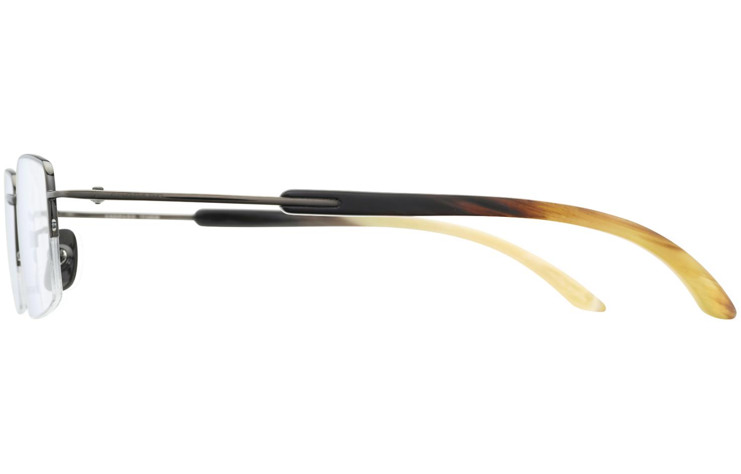 Shop ショパール チタン ホーン ハーフフレーム 男性用眼鏡 - エレガントビジネススタイル VCHG97J0568