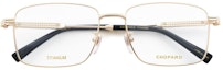 Lookbook Chopard Gafas Ópticas Cuadradas de Titanio - Estilo Minimalista para Hombres. VCHL13J0300