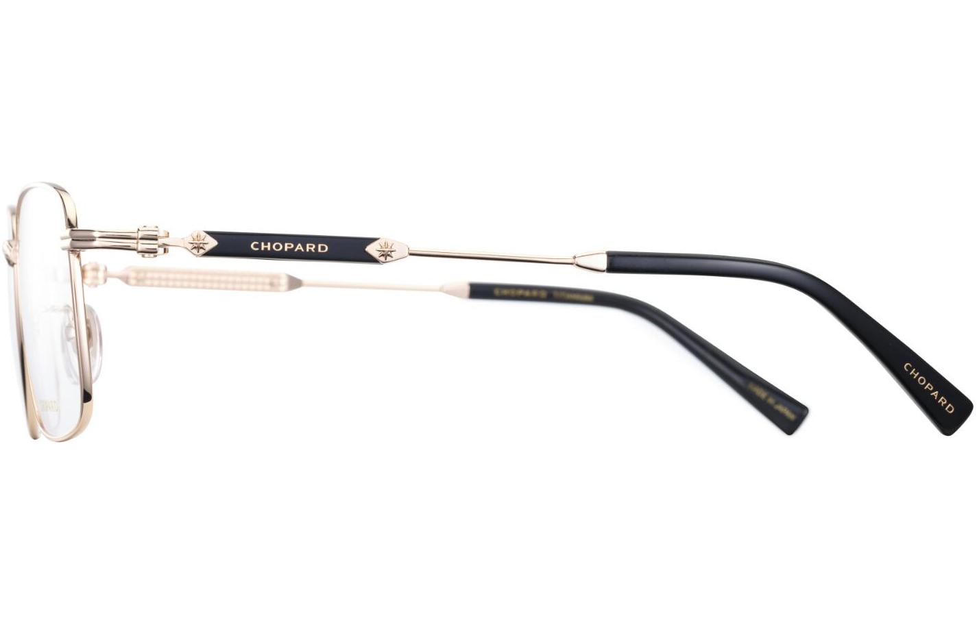 Shop Chopard Gafas Ópticas Cuadradas de Titanio - Estilo Minimalista para Hombres. VCHL13J0300