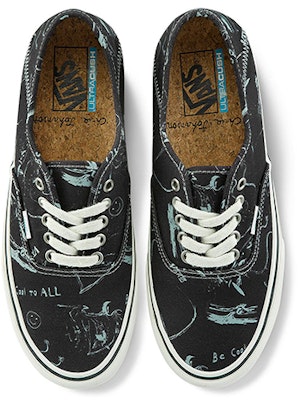 Chris Johanson x Vans Authentic SF 'Hitam Putih Antik' VN0A3MU642C Lookbook Chris Johanson x Vans Authentic SF 'Hitam Putih Antik' VN0A3MU642C