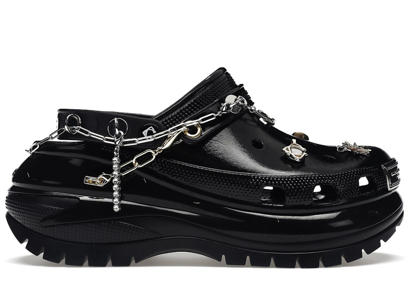 Christian Cowan x Crocs Mega Crush Clog 'Black Metallic' 208225-066