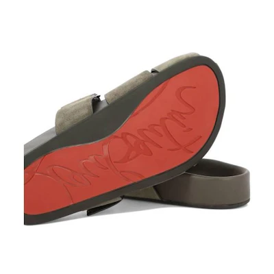 Christian Louboutin Abubizz Flat Sandal 'Sierra'