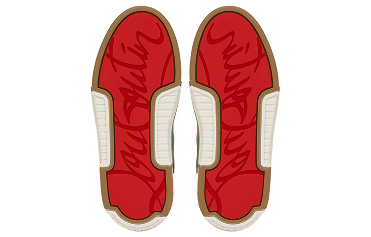 Details for CL路鉑廷 Astroloubi 圓頭系帶 低幫 板鞋 男款 黃綠粉