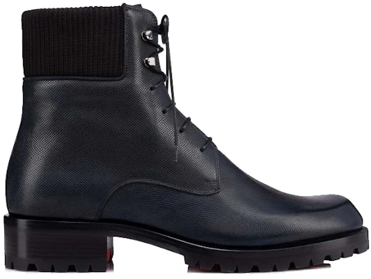 Christian Louboutin Kalfsleren Veterlaarsje ''Navy Blauw'' 3211054BL1U Order Christian Louboutin Kalfsleren Veterlaarsje ''Navy Blauw'' 3211054BL1U